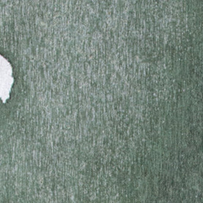 8' Gray and Green Round Abstract Non Skid Area Rug