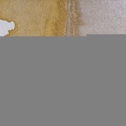 3' X 5' Gray and Yellow Abstract Non Skid Area Rug