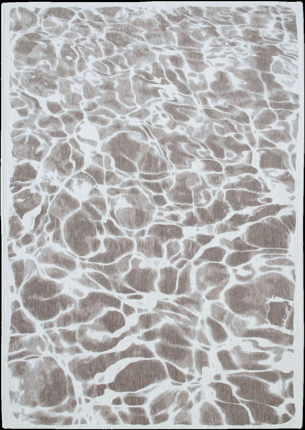 5' X 7' Gray Abstract Non Skid Area Rug