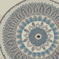 8' X 10' Ivory and Gray Geometric Area Rug