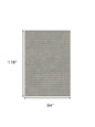 5' X 8' Beige and Gray Geometric Area Rug