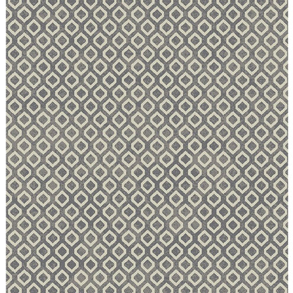 5' X 8' Beige and Gray Geometric Area Rug
