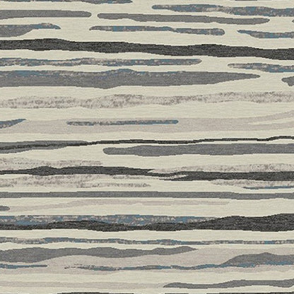 8' X 10' Beige and Gray Abstract Area Rug