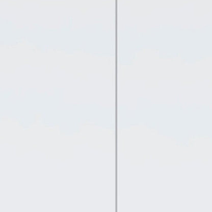 59" White Two Drawer Combo Dresser