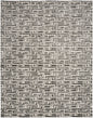 8' X 10' Gray Geometric Distressed Area Rug