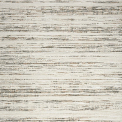 5' X 7' Cream Abstract Distressed Area Rug