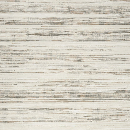 5' X 7' Cream Abstract Distressed Area Rug