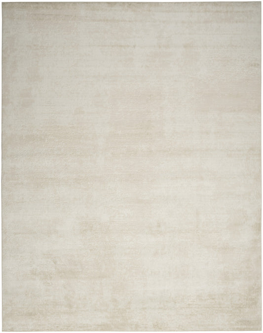 9' X 12' Cream Abstract Area Rug