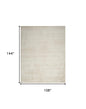 9' X 12' Cream Abstract Area Rug