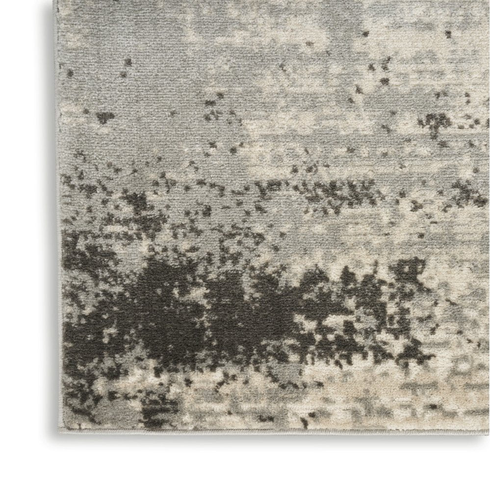 8' X 10' Cream Abstract Area Rug