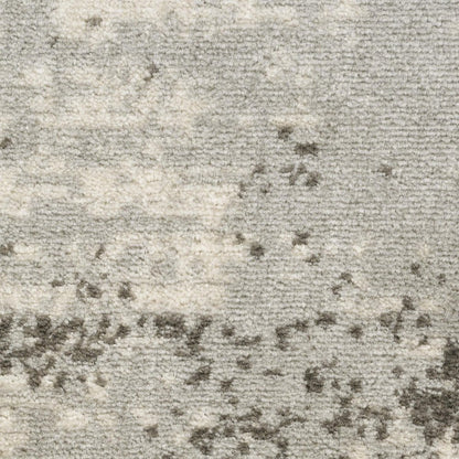 5' X 7' Cream Abstract Area Rug