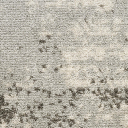 5' X 7' Cream Abstract Area Rug
