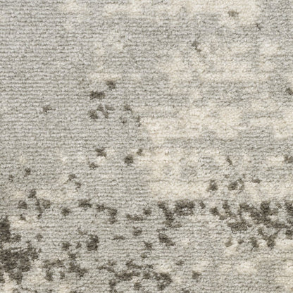 5' X 7' Cream Abstract Area Rug