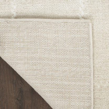 8' X 10' Cream Geometric Area Rug