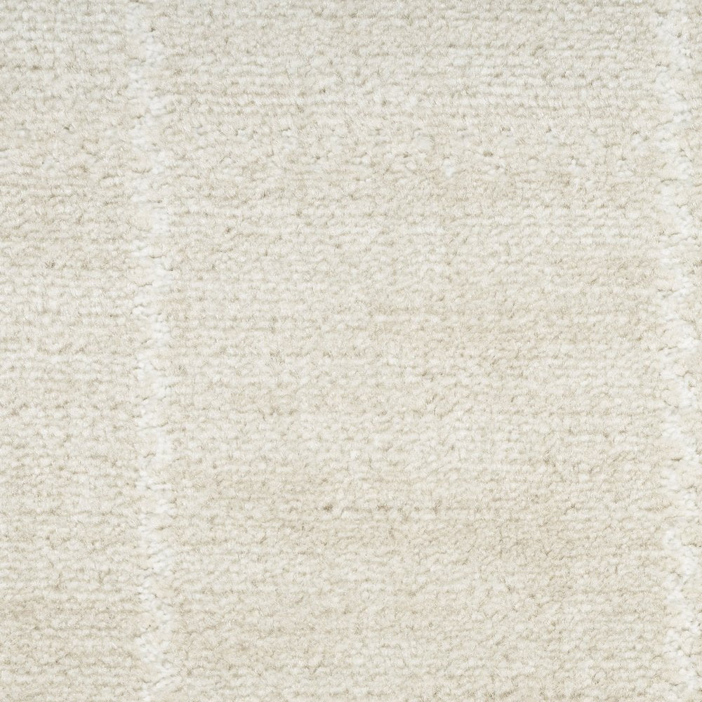 8' X 10' Cream Geometric Area Rug