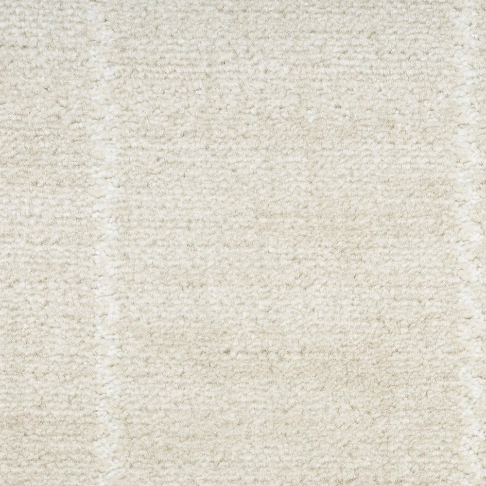 8' X 10' Cream Geometric Area Rug