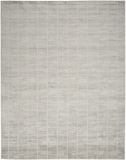 8' X 10' Gray Geometric Area Rug