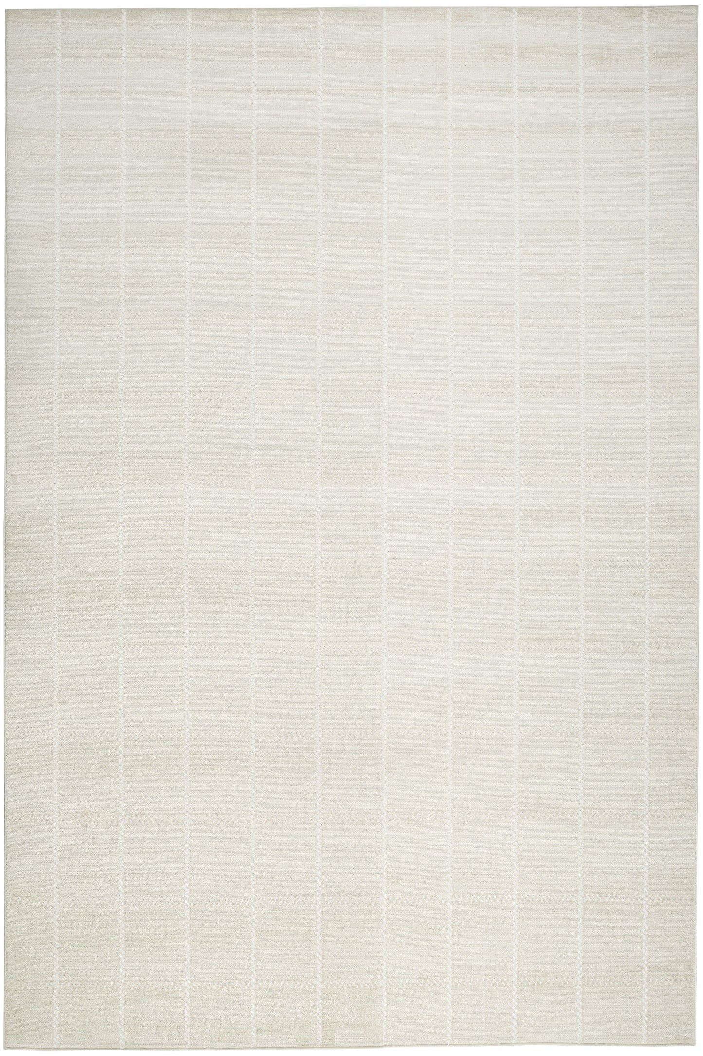 5' X 7' Cream Geometric Area Rug