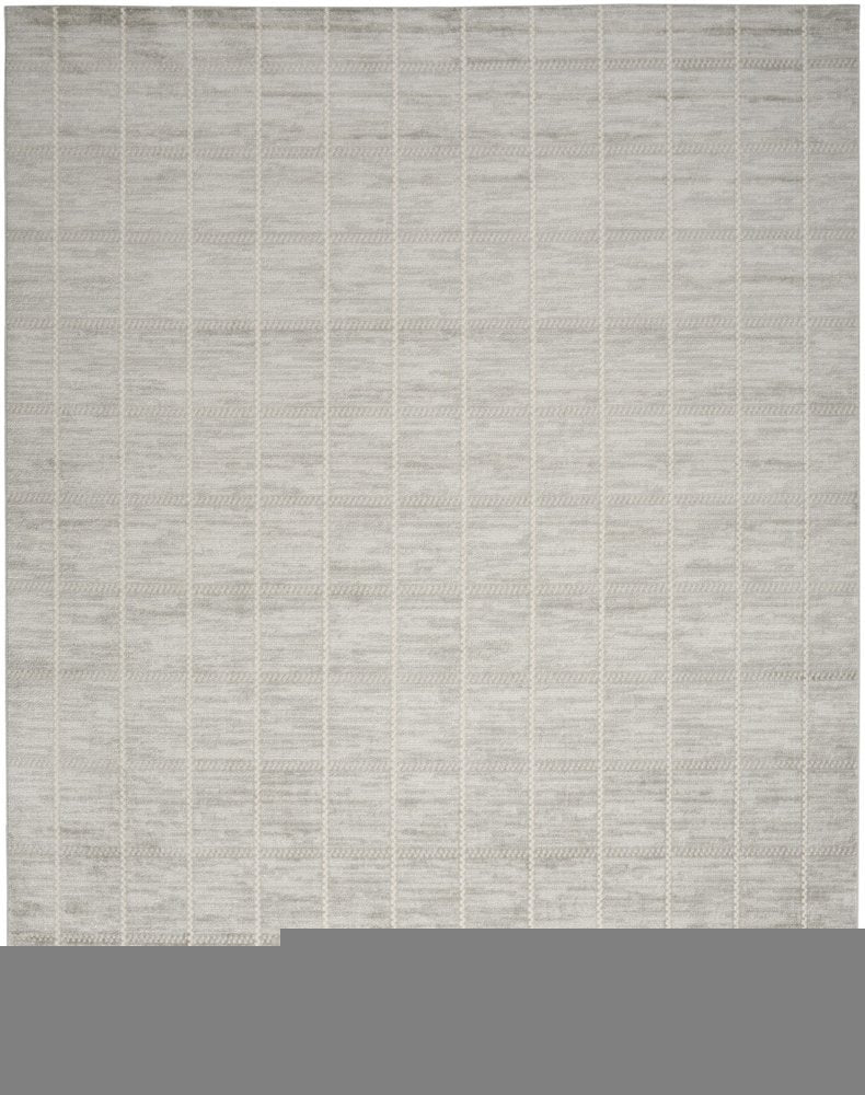 5' X 7' Gray Geometric Area Rug