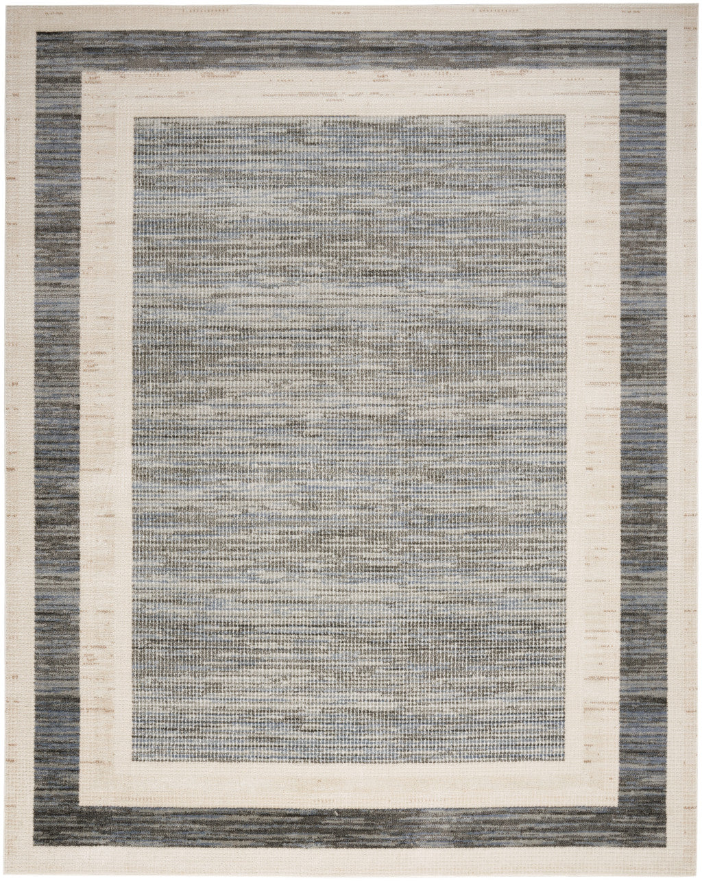 5' X 7' Gray Geometric Area Rug