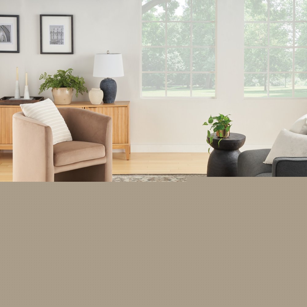 9' X 12' Gray Floral Distressed Area Rug