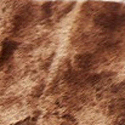 5' X 8' Brown and Bronze Faux Fur Shag Non Skid Area Rug