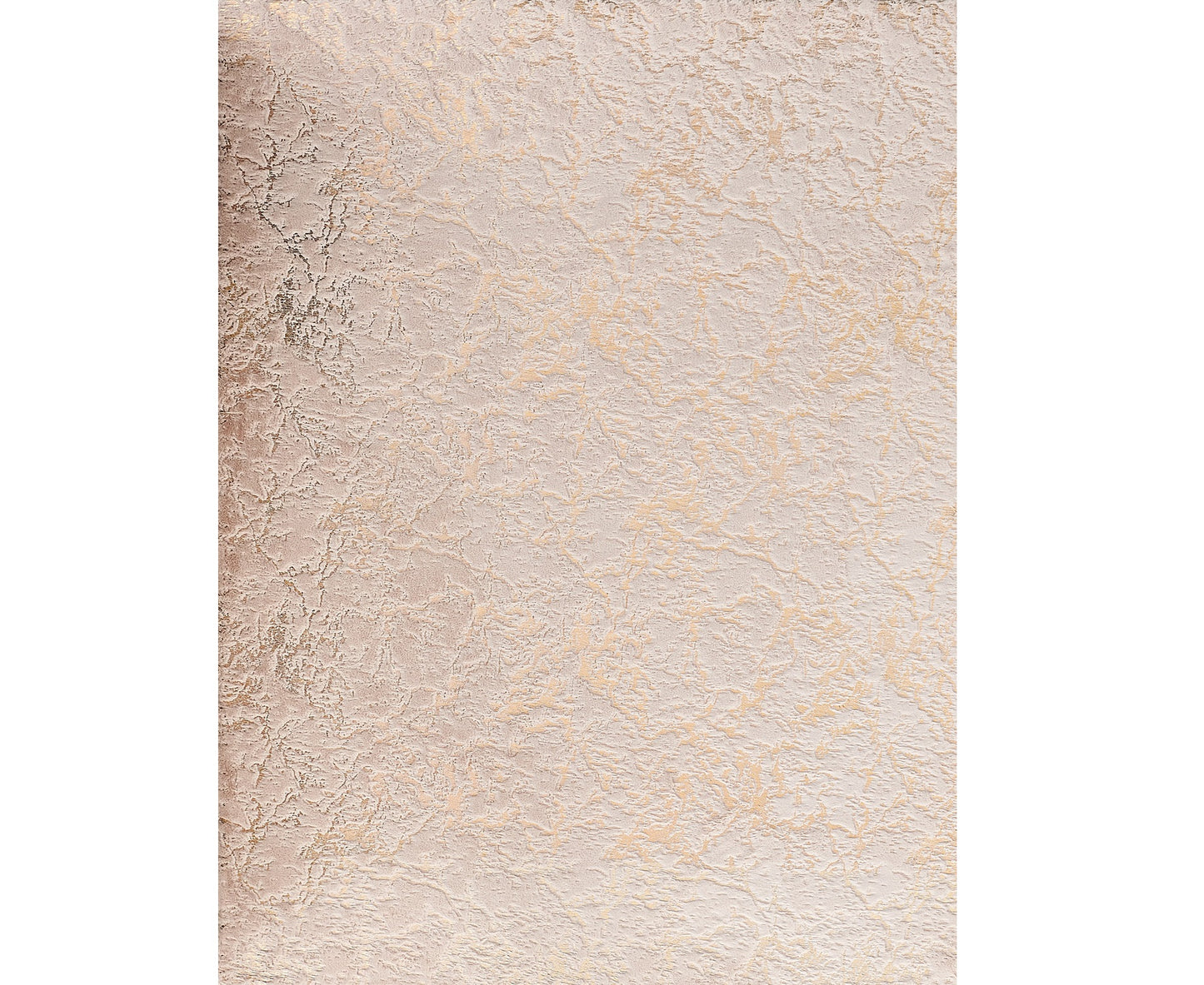 2' X 3' Beige and Gold Faux Fur Abstract Shag Non Skid Area Rug