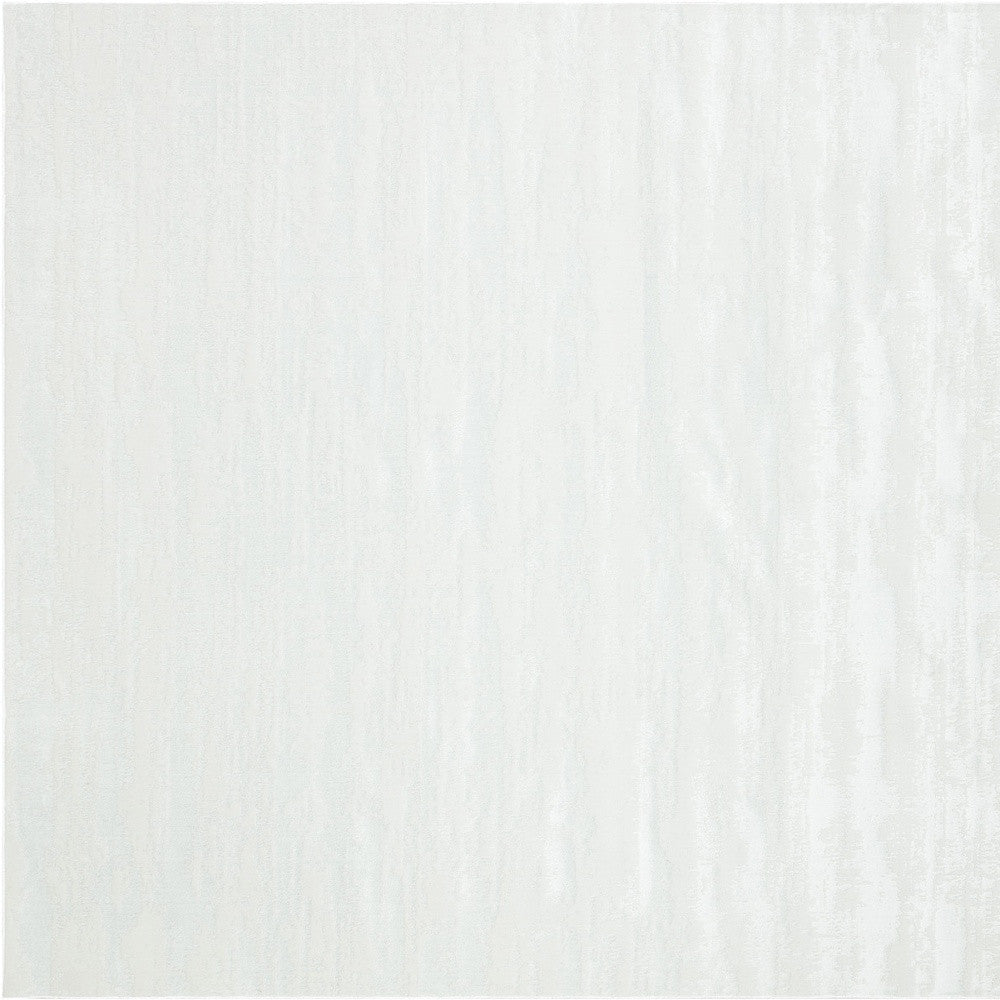 3' X 5' White Abstract Washable Non Skid Area Rug