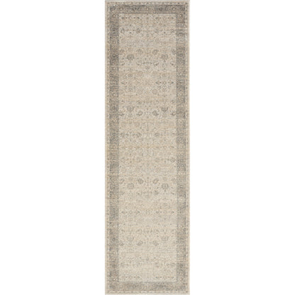 2' X 3' Beige Floral Area Rug