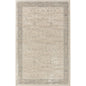8' X 10' Beige and Ivory Floral Area Rug
