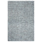 10' X 14' Blue and Ivory Wool Checkered Hand Hooked Area Rug