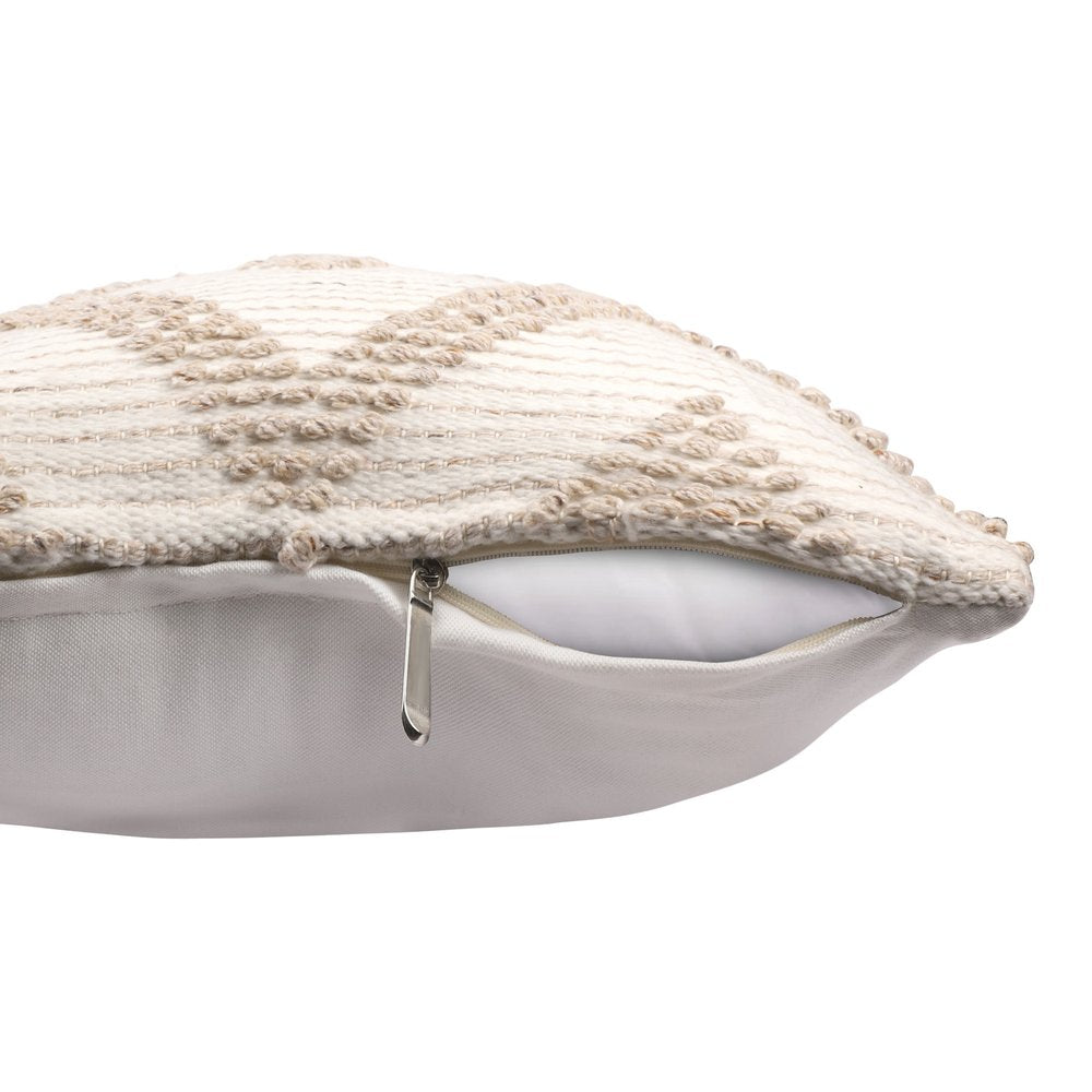 20" Blue Geometric Throw Pillow