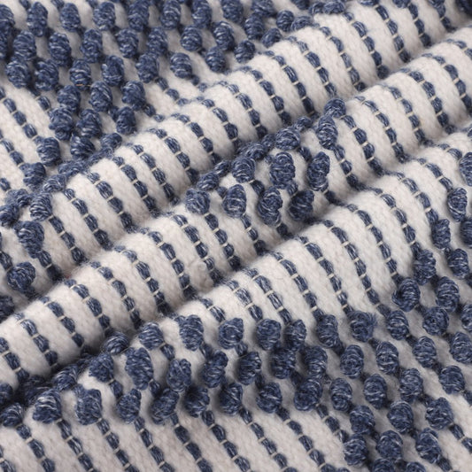 20" Blue Geometric Throw Pillow