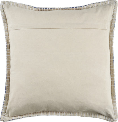 Set of Two Light Gray Cotton Throw Pillow