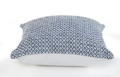 Set of Two Gray Chevron Cotton Throw Pillow