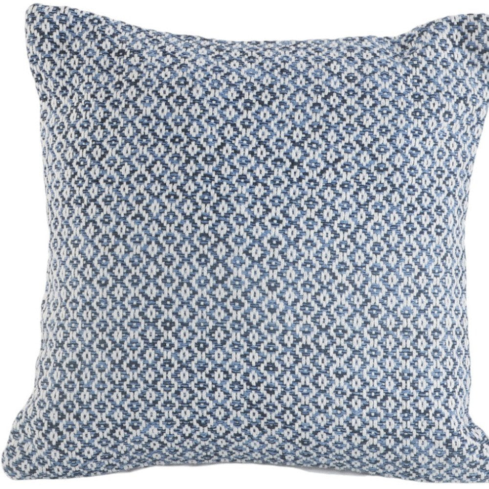 Set of Two Gray Chevron Cotton Throw Pillow