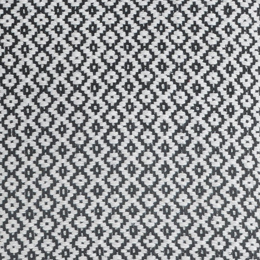 Set of Two Gray Chevron Cotton Throw Pillow