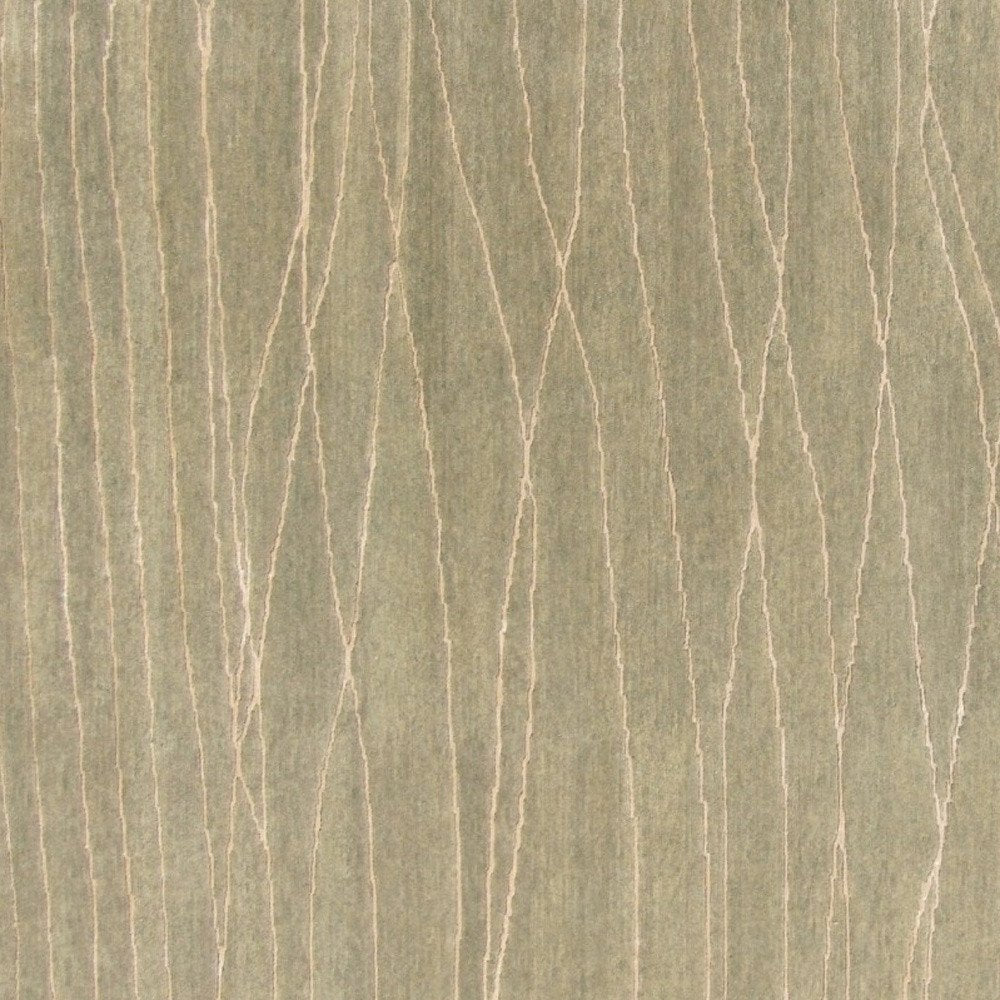 5' X 8' Beige Wool Abstract Lines Hand Loomed Area Rug