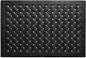 24" X 36" Black Rubber Weave Outdoor Door Mat