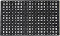 18" X 30" Black Rubber Weave Outdoor Door Mat
