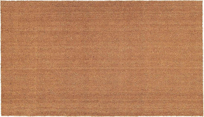 24" X 36" Natural Coir Solid Color Outdoor Door Mat