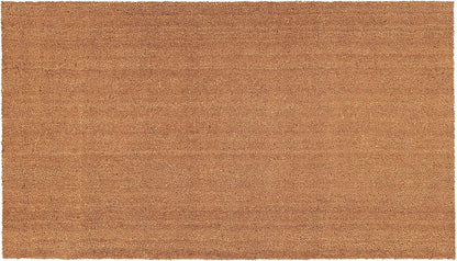 24" X 36" Natural Coir Solid Color Outdoor Door Mat