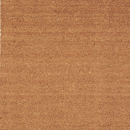 24" X 48" Natural Coir Solid Color Outdoor Door Mat