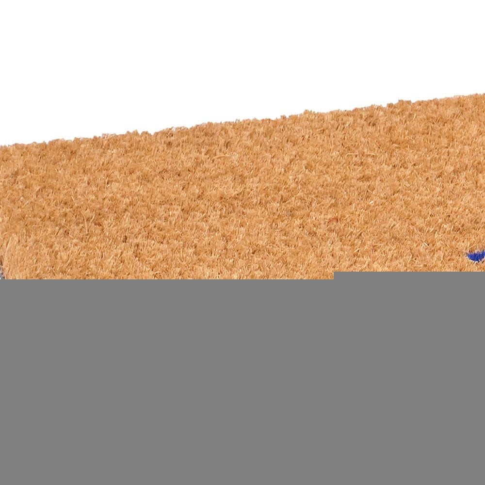 24" X 36" Natural Red White and Blue Coir Texas Outdoor Door Mat