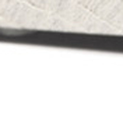 20" Whitewash Solid Wood Block Handmade Square End Table