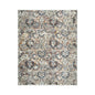 8' X 10' Rust Oriental Distressed Area Rug With Fringe
