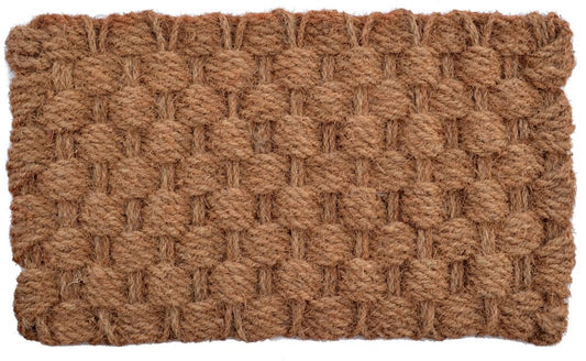 18" X 30" Brown Coir Weave Outdoor Door Mat