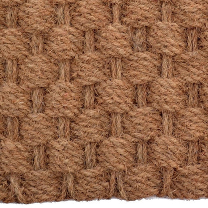 18" X 30" Brown Coir Weave Outdoor Door Mat