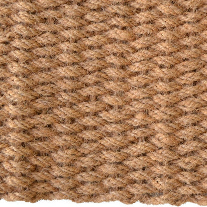 18" X 30" Brown Coir Weave Outdoor Door Mat