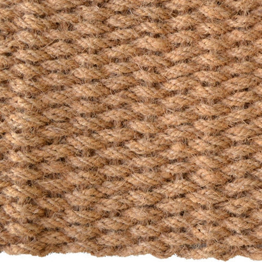18" X 30" Brown Coir Weave Outdoor Door Mat